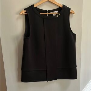 Elegant Black Sleeveless Top